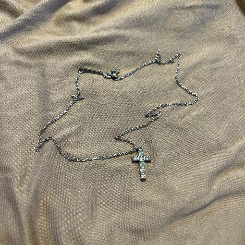 Kendra Scott Silver Cross Necklace